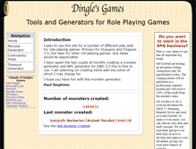 Tablet Screenshot of old.dinglesgames.com